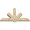 Ekena Millwork Kennewick Rough Sawn Timber Gable Bracket, Douglas Fir, 60"W x 38"H x 4"D x 6"F, 15/12 Pitch GBW060X38X0406KEN00RDF - alternate 2